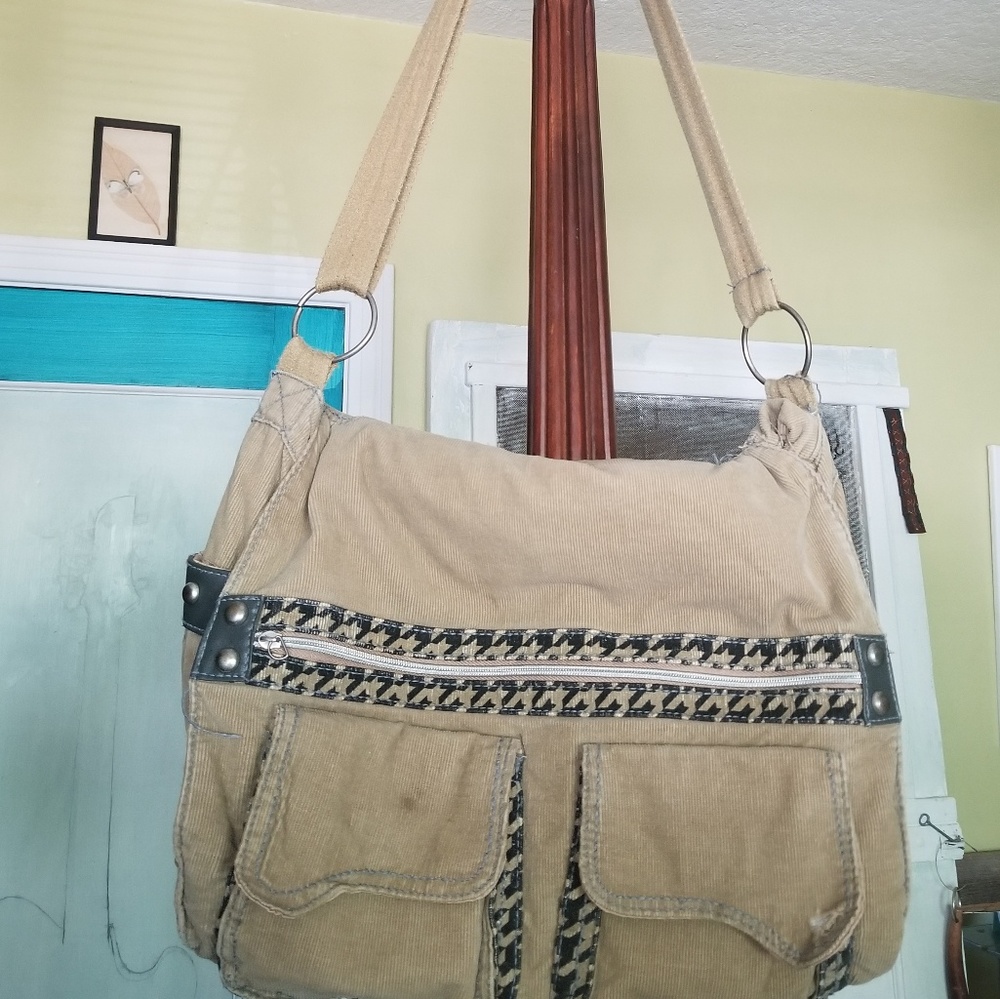 Arizona Tan Fabric Crossbody Bag - Picture 7 of 8